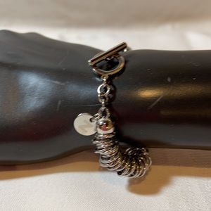 Twisted Wire Loops SS Bracelet